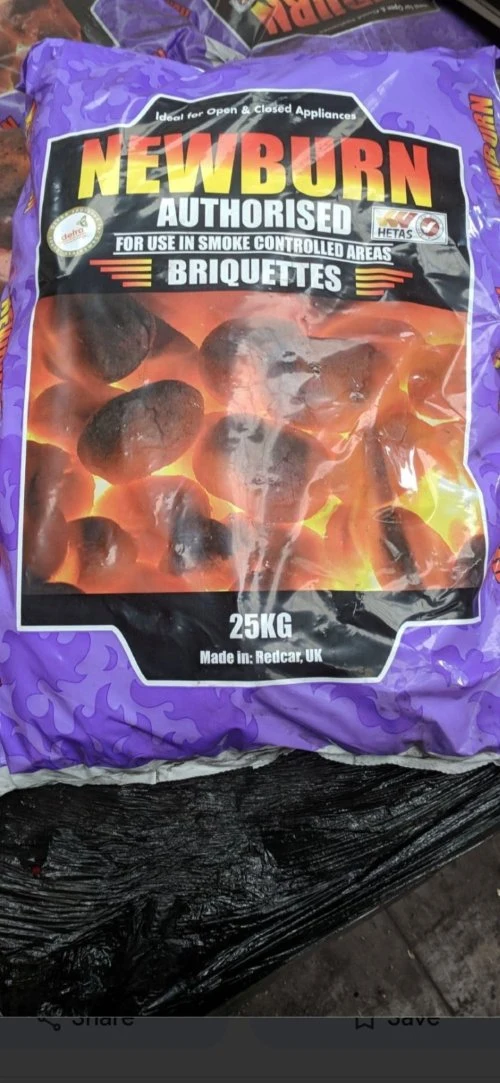 Premium smokeless coal 25 kg bag
